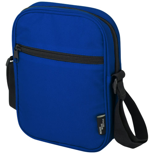 Sac bandoulière 2 L recyclé personnalisable Byron Bleu royal